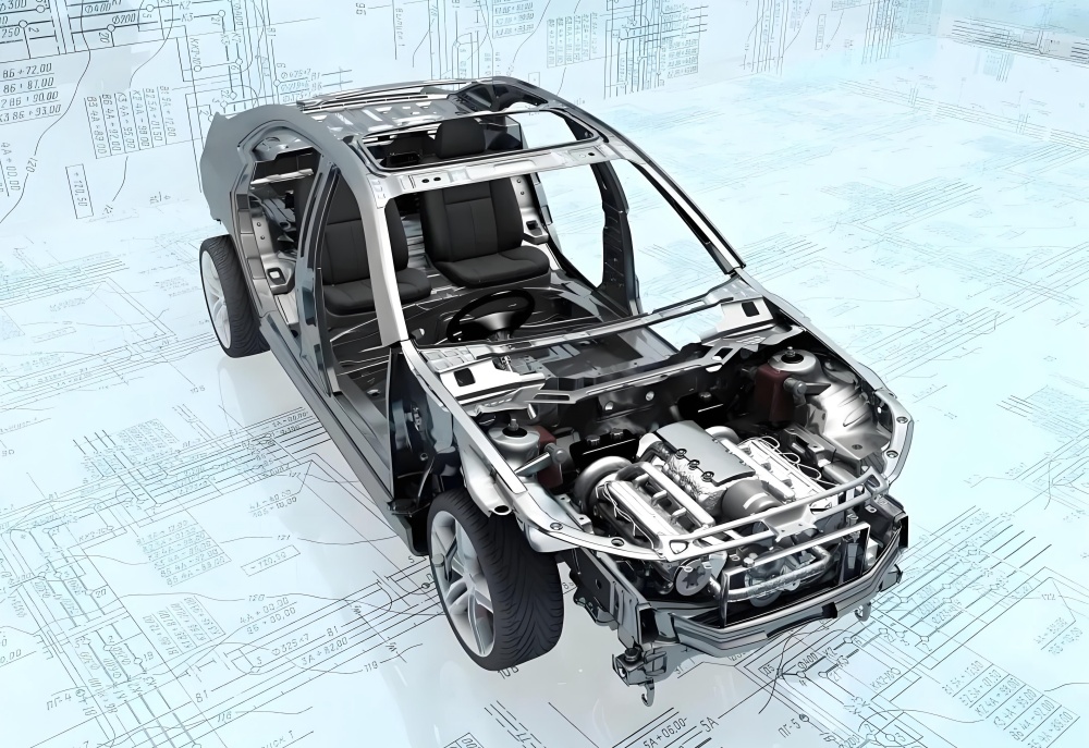 Automotive lightweight composite parts example