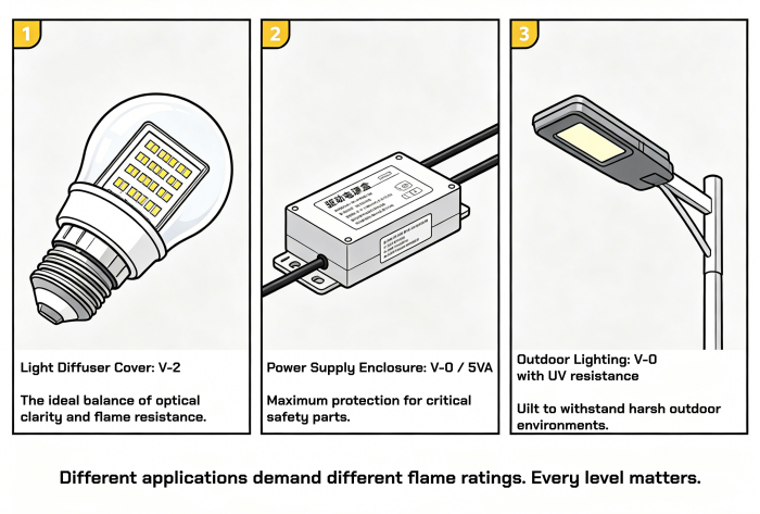 UL94 5VA Flame Retardant Comparison